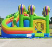 Combo Unit Hot Air Balloon with a Twist DrySlide Combo Unit Hot Air Balloon with a Twist DrySlide