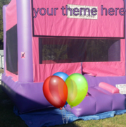 Deluxe Bounce House 2-n-1 Combo Pink Deluxe Bounce House 2-n-1 Combo Pink